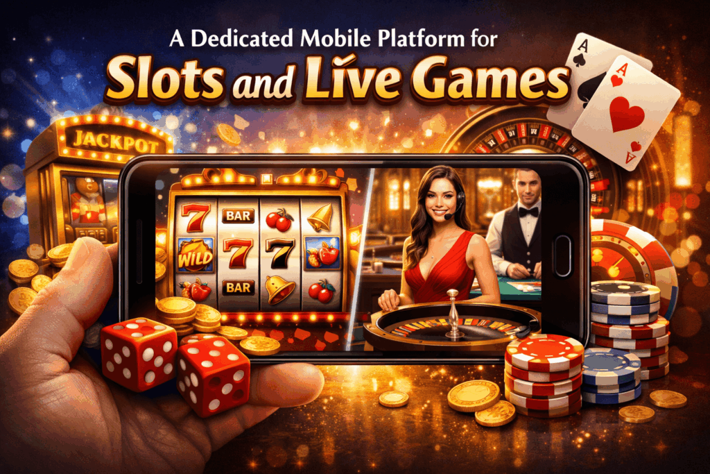 Platform mobile khusus untuk slot dan live casino